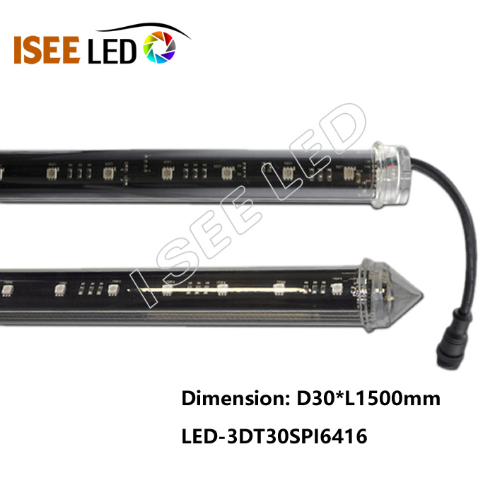 Slim 3D LED LED RGB Pixel Tube