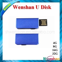 ultra thin aluminum usb, pull and push usb memory