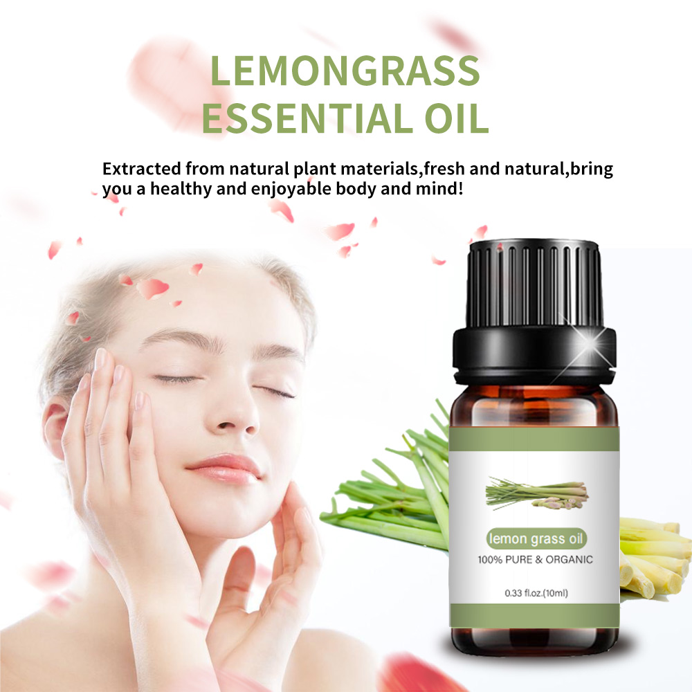 Steam Distillation Organic Bulk Lemongrass Essential Oil