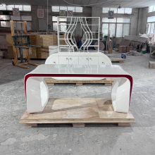 Modern Standing Table with Side Cabinet - Affordable CEO Office Desk