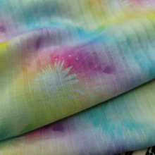 Custom Cotton Blend Rib Knit Fabric for Clothing