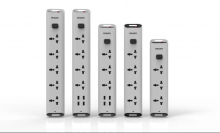 Safety extension socket with USB socket