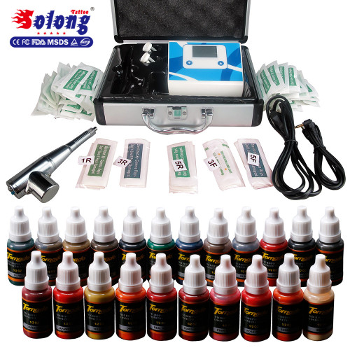 Solong professional Tattoo Machine Tattoo ink Permanent Makeup Eyebrow Tattoo Kit