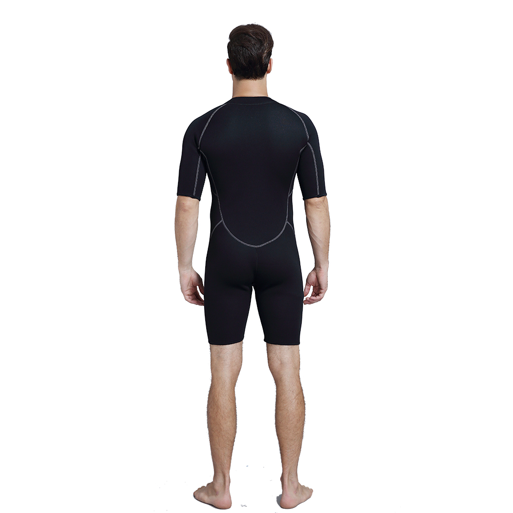 Seaskin Men Front Zip Shorty Diving Wetsuit