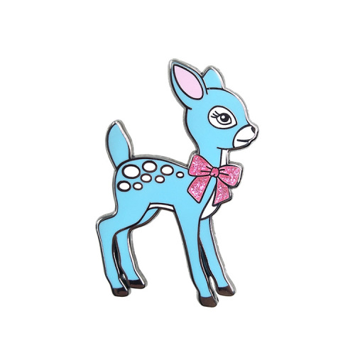 Pin de solapa de esmalte animal de dibujos animados lindo personalizado
