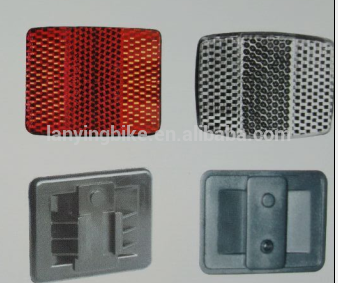red and white bicycle reflector/bicycle front/rear reflectors