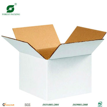 WHITE CORRUGATED CARDBOARD SHIPPING BOXES