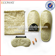 airline amenity kit folding travel slippers