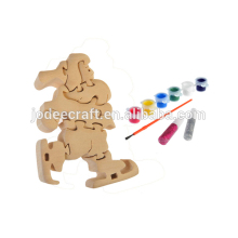 3D wooden craft puzzle Father Christmas
