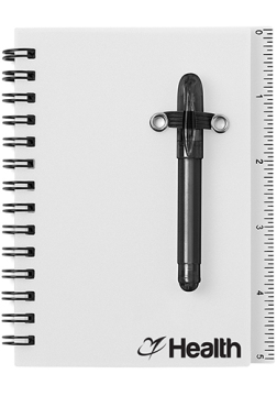 mini notebook with string and pen for Christmas advertising