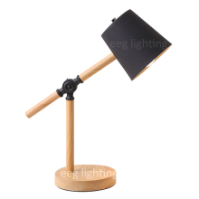 Nordic Modern Wooden Desk Lamps | LED Reading Table Lamps