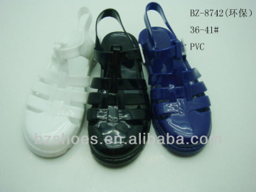 colorful indian fashion sandal new design PVC sandal 2013 made in China