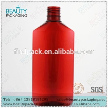 110ml red big transparent plastic bottle