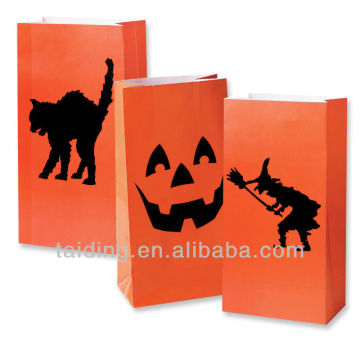 Halloween LED luminary paper candle bags