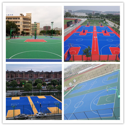 PP Interlock Tiles Tennis Court Floor