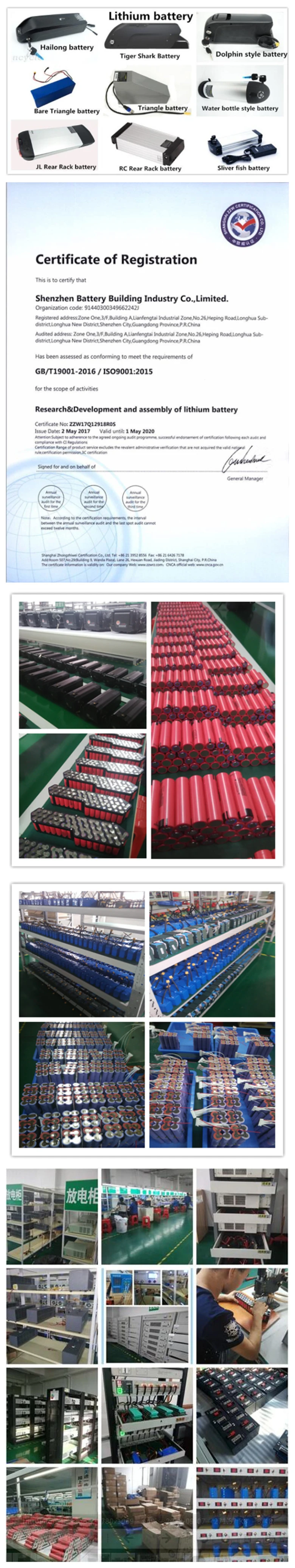 60V 21ah 16s8p Lithium Ion Battery E-Scooter/E-Bike Lithium Rechargeable Power Battery Ncm Battery Shrink Tube Battery