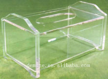high qualitu acrylic tissue box OEM: