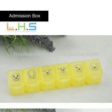 6 grids Detachable Pill Box /six pill organizer