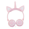 Regalo popular Cute Cat Ears Nuevos auriculares con cable