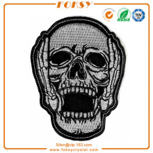 Roar Skull applique embroidery patches