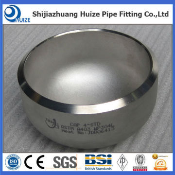 Stainless steel Sch40 pipe fitting cap