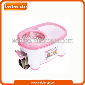 SPINNING SPIN DRY MOP MAGIC MOP SPIN DRY&RINSE PEDAL FREE EXTRA PLASTIC HEAD