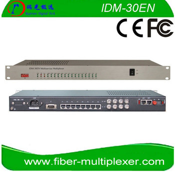 PCM Multiplexer via Optical Fiber