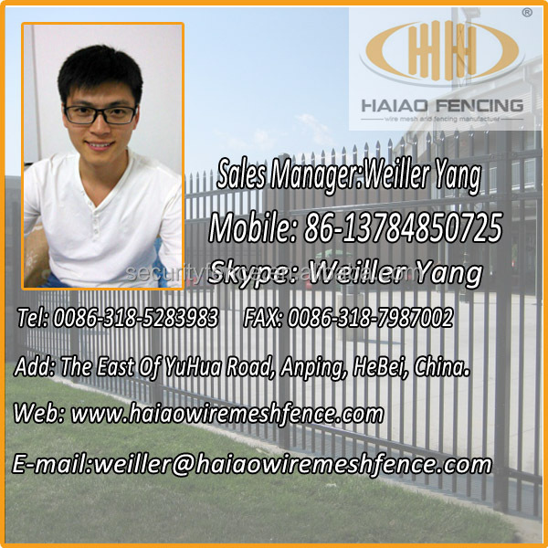 Haiao Fencing Iso Iron Fence, tymczasowe ogrodzenie i bariery dla wydarzeń