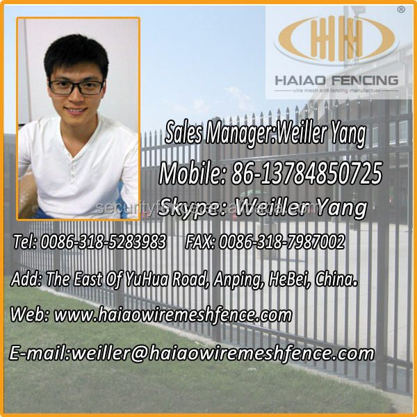 HAIAO FENCING ISO Iron fence event, Temporary Fencing And Barriers For Events