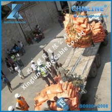 web sling used on lifting in port