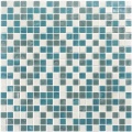 Glass mosaic for swimming pool wall