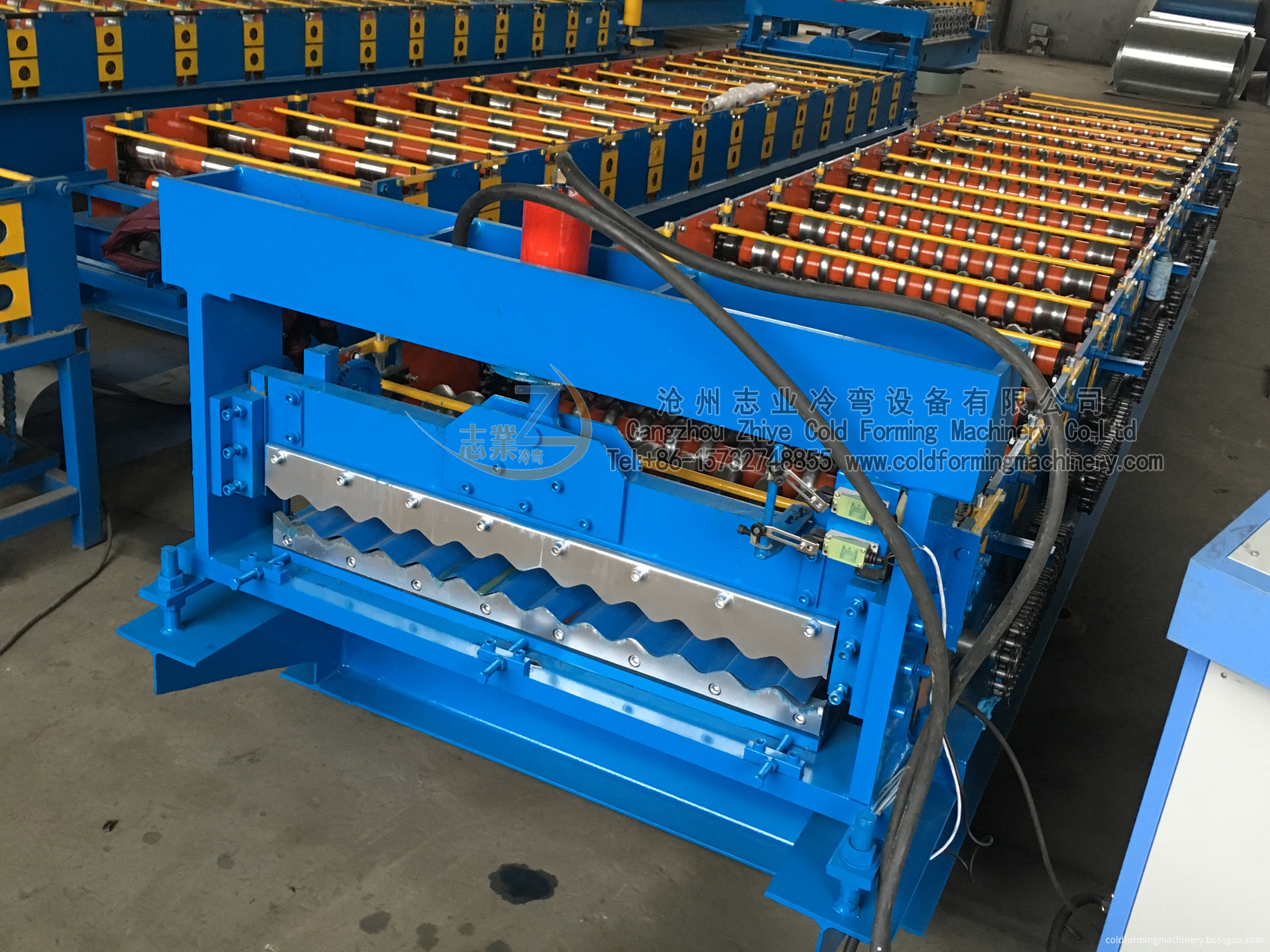 Roofing Sheet Corrugating Iron Sheet Roll Forming machine