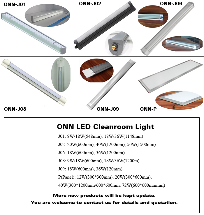2ft & 4ft LED Tube Light Fixtures / led warehouse lighting / Cleanroom led lighting fixture