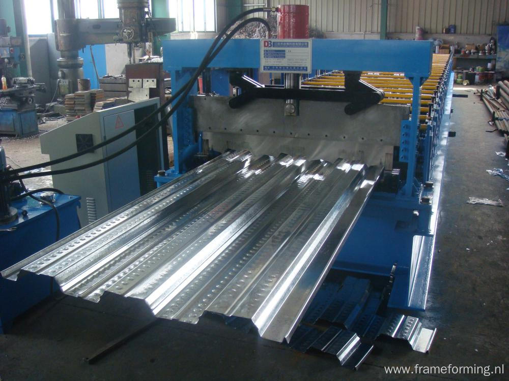 Galvanized Aluminum Steel Floor Deck Roll Forming Machine