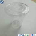 100% Biodegradable Original Color Thermoformed PLA Cup