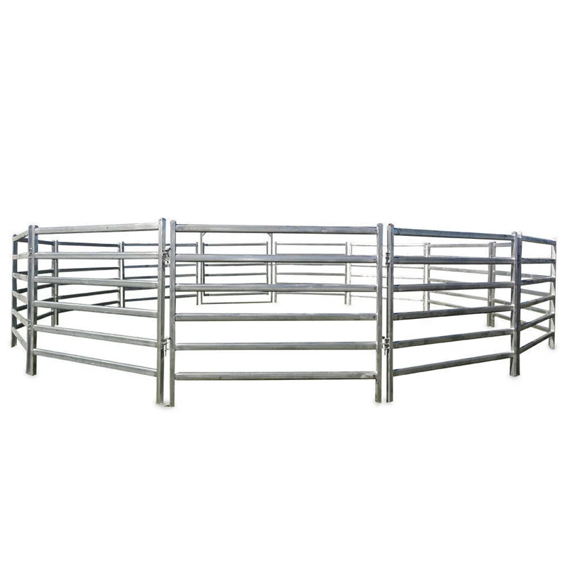 1.6mx2.1m Farm Livestock Fence Pony Portable Corral Round Pen Panels