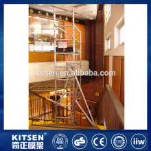 Fast Assembly Aluminum Mobile Rolling Scaffolding for Decoration and Maintenance