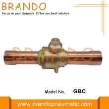 GBC Type Refrigeration Shut-off Ball Valve ODF Solder