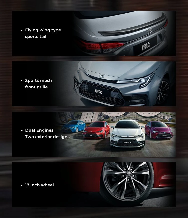 Cheap Good Condition Second Hand 2017 Model 1.8L Hybrid Vehicles Fairly Used Cars Toyota Corolla Levin