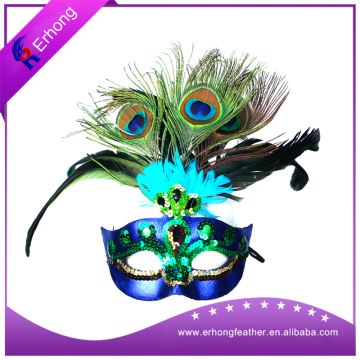 PVC Carnival Peacock Feather Masks
