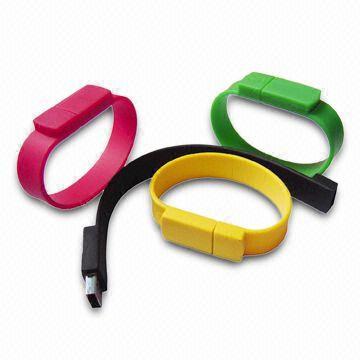 USB Silicone Wristbands