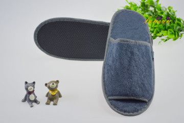 Airline Slipper Towel Gray Color Terry Slipper