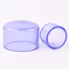 Clear PVC Pipe Fitting End Cap DIN PN16