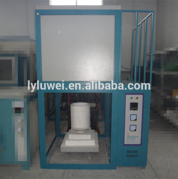 Large auto-lift bottom loading ceramic glass melting frit furnace