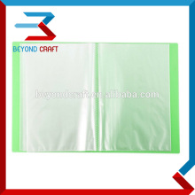stationery folders clear pocket A4 display book