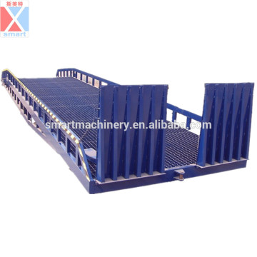 8T Mobile hydraulic loading ramp,steel ramp