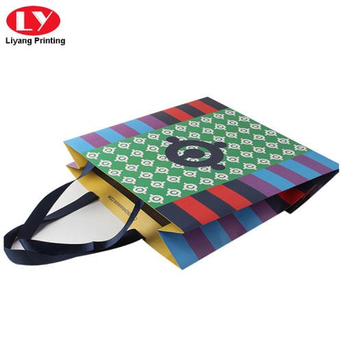 Custom Colorful Paper Shopping Bag Printing