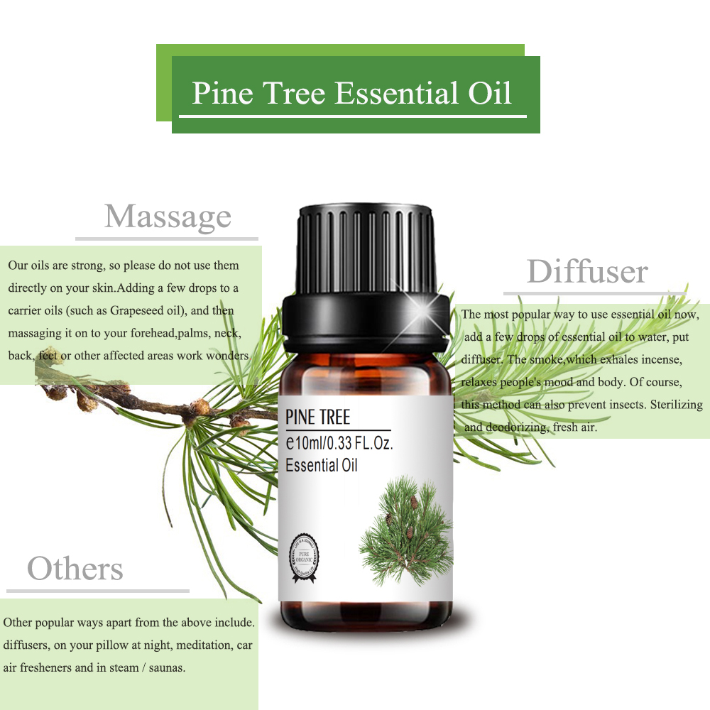 Wholesale 10ML Pine tree Essential Oildeodorize sterilize