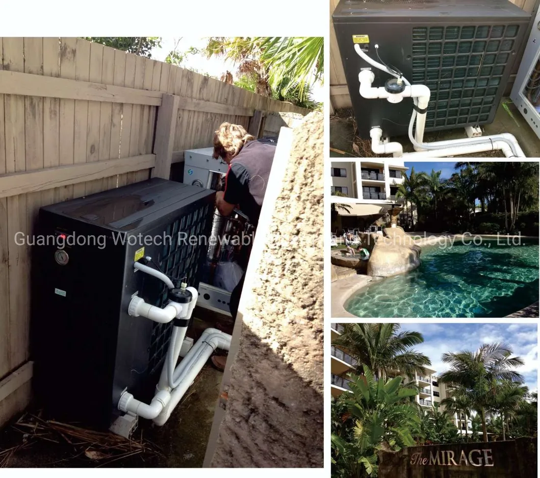 4.5kw-31kw CE/CB R32 Residential on/off Air Source Water Heater Swimming Pool Heat Pump