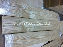 Natural Chinese Ash Wood Flooring Veneer Sheet , Cut To Size Veneer